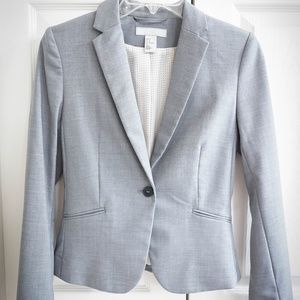H&M Fitted Grey Blazer